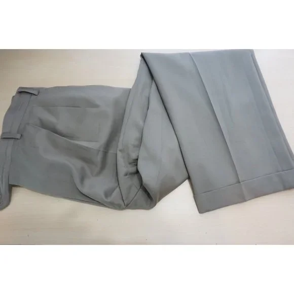 Canali Light Taupe Tan 100% Pure Wool 2 Pc Suit Jacket Pants Sz 48L